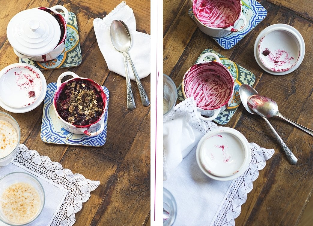 (vegan) berry buckwheat crumble- gnom-gnom.com