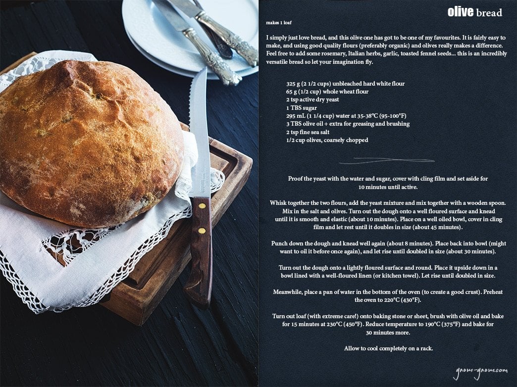 olive bread recipe | gnom-gnom.com