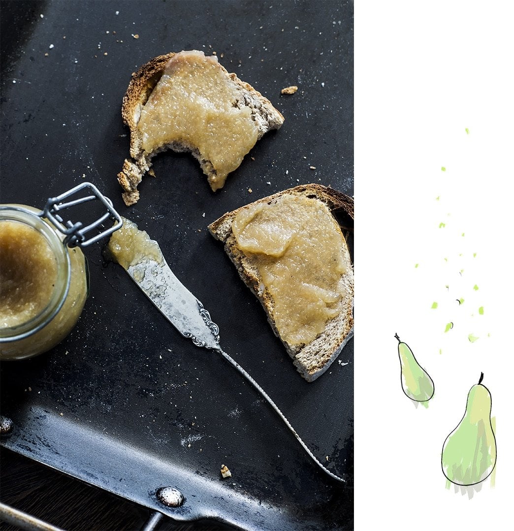 pear 'n cardamom jam | gnom-gnom.com