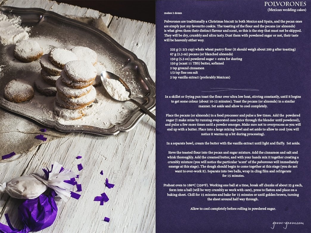 polvorones (mexican wedding cakes) recipe