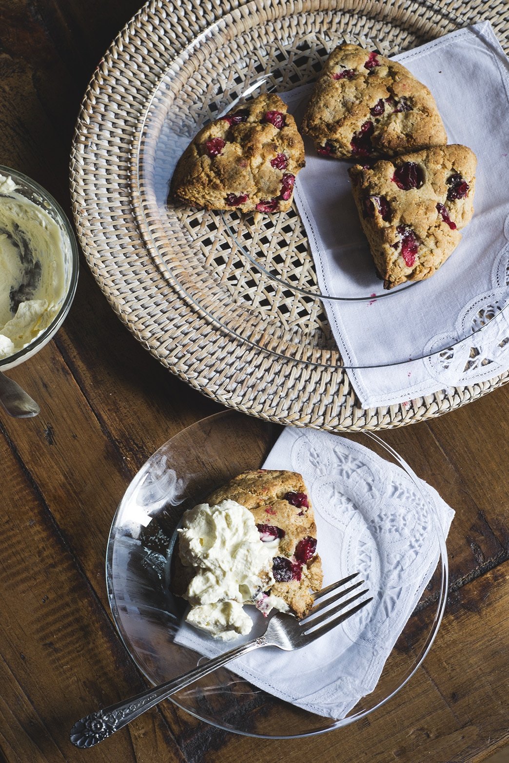 (vegan) amaranth 'n cranberry scones- gnom-gnom.com