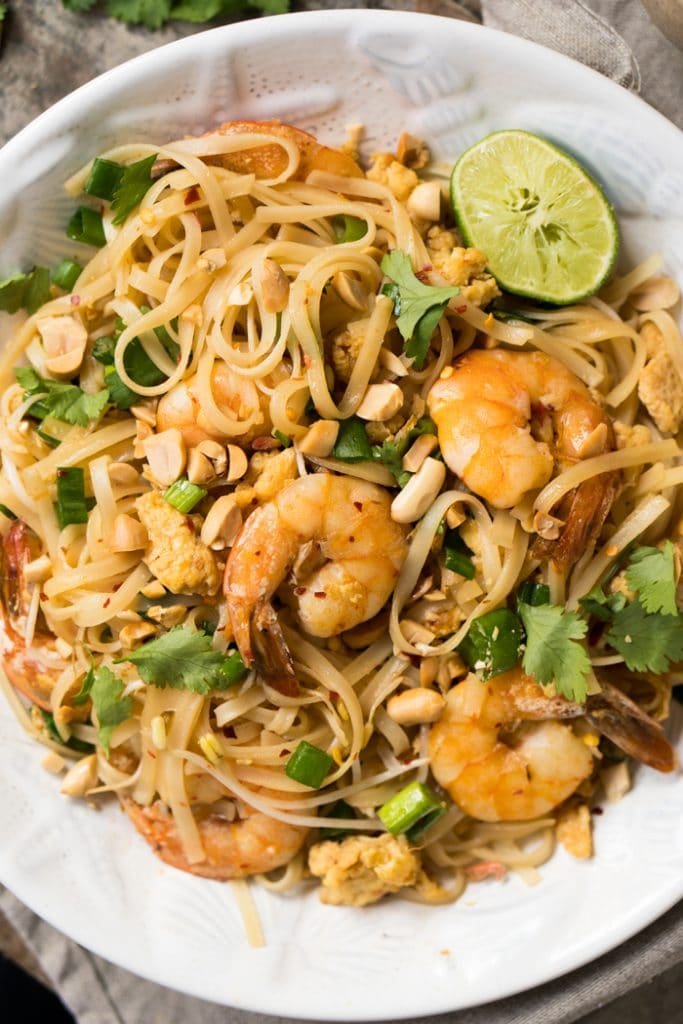 (15 Minute!) Paleo & Keto Pad Thai With Shirataki Noodles gnomgnom