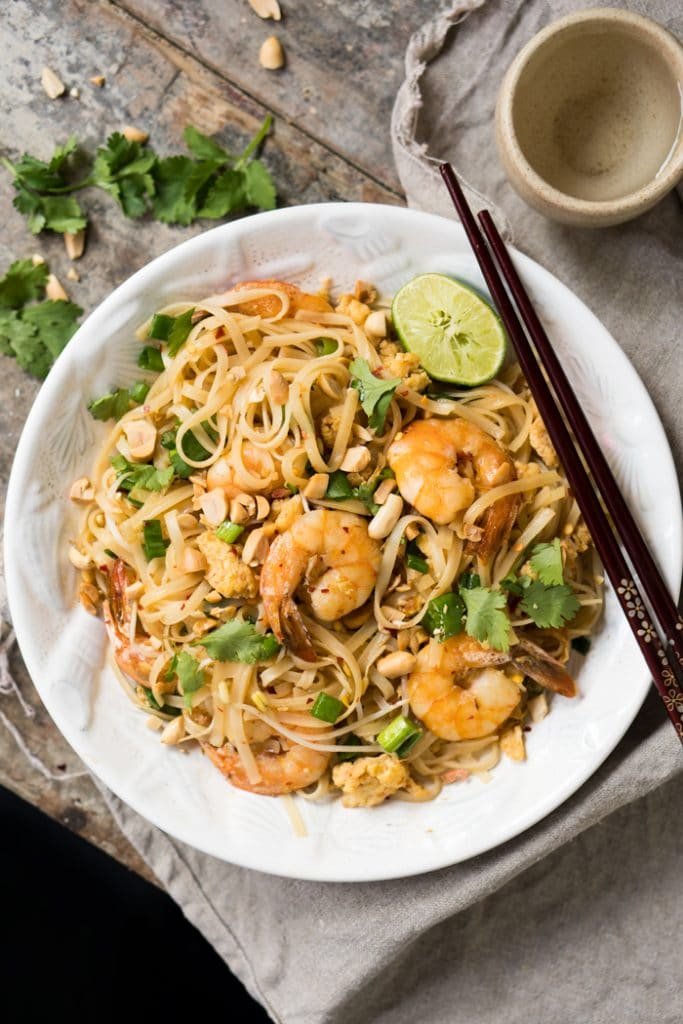(15 Minute!) Paleo & Keto Pad Thai With Shirataki Noodles gnomgnom