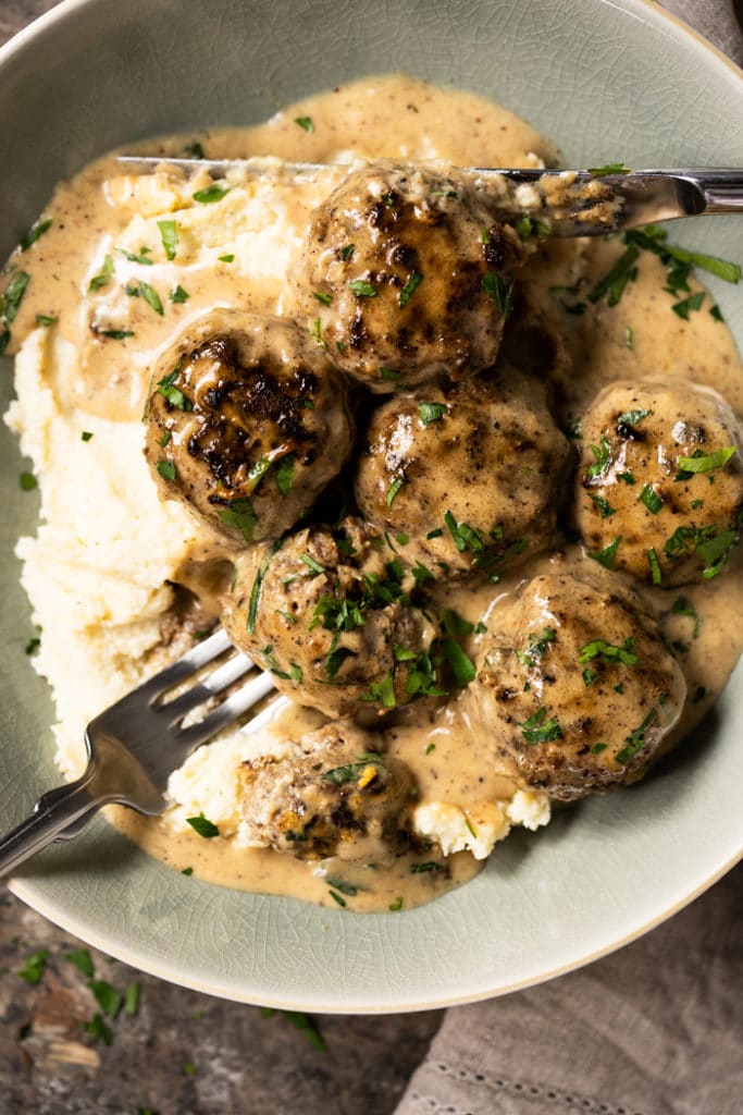 Gluten Free Keto Swedish Meatballs