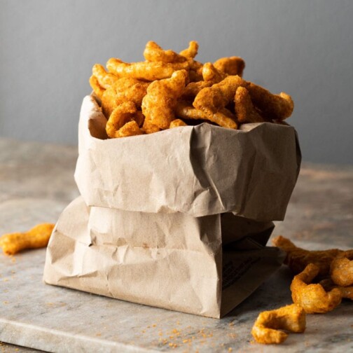 (5 Min!) Homemade Paleo & Keto Cheetos - gnom-gnom